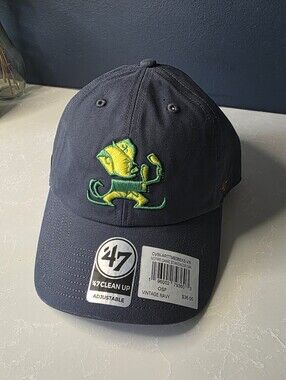 Notre Dame '47 Clean Up Adjustable Navy Baseball Cap